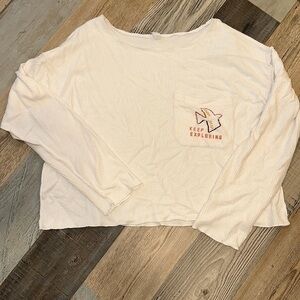 Anthropologie crop top